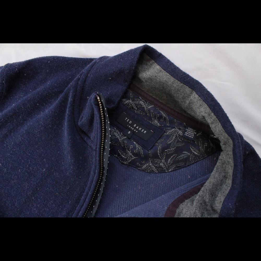 Ted Baker 3/4 zip Sweater Size 5